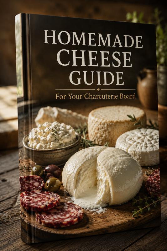 HOMEMADE CHEESE GUIDE FOR YOUR CHARCUTERIE BOARD